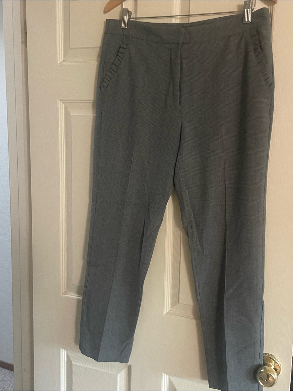 Zara Gray Cropped Dress Pants